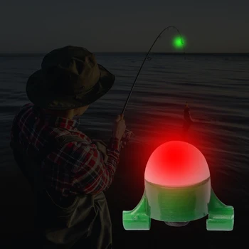LED Žvejybos Signalizacijos Naktį Žvejybos Bite Signalą Lazdele Patarimas Jutiklis Šviesos Karpis Reikmenys, Lauko Nešiojamų Lengva Žvejybos, Vežančių