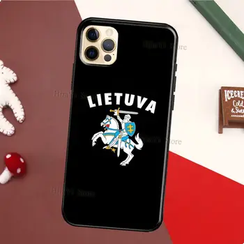 Lietuvos Vėliava Minkštos TPU Case For iPhone 11 12 Pro Max mini Case For iPhone XR X XS Max SE 2 7 8 Plius