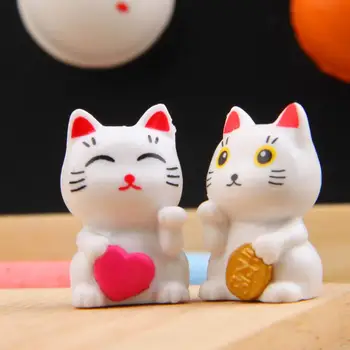 Likimo Cute Kačių Miniatiūrinės Kraštovaizdžio Dekoratyviniai Sodo Bonsai Papuošalai