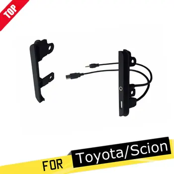 LONGSHI Dvigubo Din Brūkšnys Rinkinys Toyota Scion automobilius su AUX + USB Prievado Radijo Įrenginio Šonų Apdaila Fasciją Rėmo Plokštė 2 din