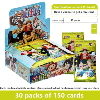 Luffy Zoro Sanji Nami vientisas Kortelės Nauja Redakcija Kolekcines Korteles 18/36pcs/pak Anime Cartoon Vaikų Dovana Žaidimas Pasjansas