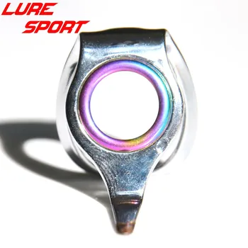 LureSport 4pcs Sunkiųjų LRX vadovas vientisas rėmas Blue Rainbow Ring Ring meškere Pastato dalis Remontas PASIDARYK pats Aksesuaras