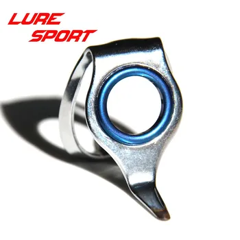 LureSport 4pcs Sunkiųjų LRX vadovas vientisas rėmas Blue Rainbow Ring Ring meškere Pastato dalis Remontas PASIDARYK pats Aksesuaras