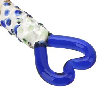 Lytis Produktai Dirbtinės Varpos Krištolo Stiklo Dildo Sekso Žaislai Moterims iš Makšties, Išangės Stimuliavimas Spiralės Ilgas Analinis Granulės Butt Plug