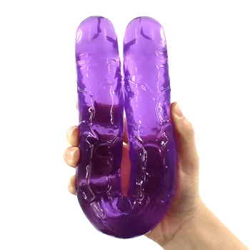 Lytis Produktų Parduotuvė Dvivietis vadovas Dildo Tikroviškas Dildo Dvigubo Baigėsi Lankstus Dildo Didelis Varpos Moterų Masturbator Sekso Žaislai