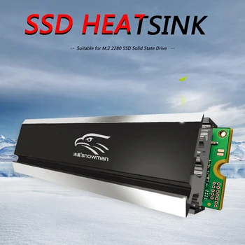 M. 2 SSD Aušintuvo Heatsink Šilumos Išsklaidymo Radiatorių 2280 Kietojo Disko SSD Šilumos Kriaukle Vėsinimo Liemenė Šiluminę Pagalvėlę Stalinį KOMPIUTERĮ