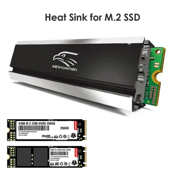 M. 2 SSD Aušintuvo Heatsink Šilumos Išsklaidymo Radiatorių 2280 Kietojo Disko SSD Šilumos Kriaukle Vėsinimo Liemenė Šiluminę Pagalvėlę Stalinį KOMPIUTERĮ