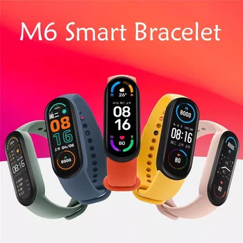 M6 Smart Watch Vyrai Moterys 2021 