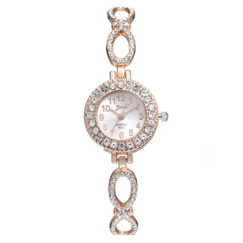 Mados 5vnt Nustatyti Moterų Laikrodžiai Moterų asmenines Lydinio Kvarco Žiūrėti Moterų Full Diamond Prabangos Žiūrėti Reloj Mujer Dizaineris