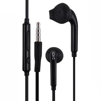 MADOS Black In-ear Ausinės Samsung Galaxy S6/5/4/3 Xiaomi Laidinė laisvų Rankų įranga Su Mikrofonu Reguliuojamas Garsas Bass 3.5 mm Ausinių