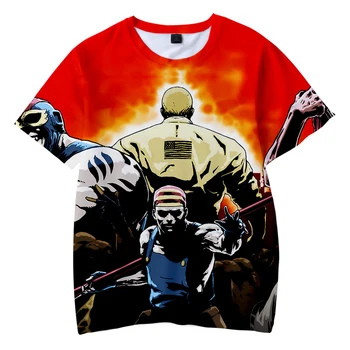 Mados Kid ' s Cool Kovotojai Karalius 3D O-Kaklo marškinėliai Moterims/Vyrams Vasaros trumpomis Rankovėmis Tshirts Drabužius Tee