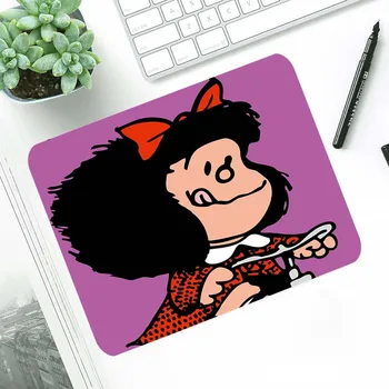 Mafalda Guma Pelės Mygtukai 220x180x2mm Mažos Pelės Padas neslystantis Nešiojamojo kompiuterio Pelės 