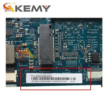 Mainboard Lenovo V330-15IKB nešiojamas plokštė LV315KB 17807-3 448.0DC04.0031 plokštę su CPU i5 7200U 4G RAM, išbandyta, gerai