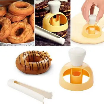 Maisto kokybės ABS Spurgos Pelėsių Torto Formą Kepimo Bakeware Tortas Dekoravimo Priemonės, Desertai, Duonos Cutter Maker 