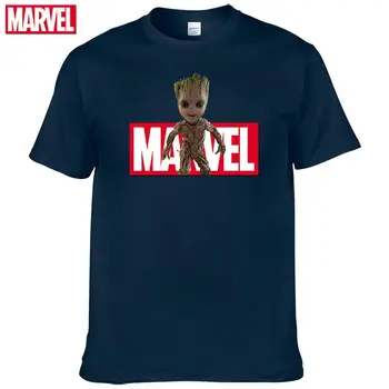 Marvel Keršytojas Globėjai Galaxy Groot trumpas rankovės marškinėliai Vyrų t-shirt grafikos t marškinėliai moteriški medvilniniai marškinėliai #55