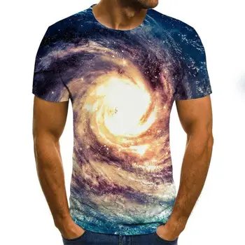 Marškinėliai Vyrams Grynos Geometrijos T -Shirt Meno Genčių 3d Spausdinimo Marškinėlius Vasaros Mados Drabužių Tees Chemise Camisas Už Unisex