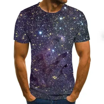 Marškinėliai Vyrams Grynos Geometrijos T -Shirt Meno Genčių 3d Spausdinimo Marškinėlius Vasaros Mados Drabužių Tees Chemise Camisas Už Unisex