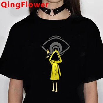 Mažai Košmarai 2 Harajuku Juokinga T-shirt Vyrai Unisex Kawaii Anime Marškinėlius Mielas Anime Graphic T Shirt 90-ųjų Hip-Hop Top Tees Vyras