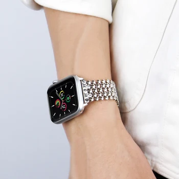 Medaus metalo diržu, Apple Watch serijos 6/3/2/SE 38MM 42MM už iwatch series 5 4 40MM aukštos kokybės nerūdijančio plieno dirželis