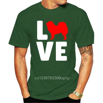 Megzti Marškinėlius Vyrams Kawaii Laisvalaikio Vyrai Samoyed Kietas Šunų Mylėtojas Dovana Šunų Meilė Širdies Meno Marškinėliai Vyrų Aukštos Kokybės