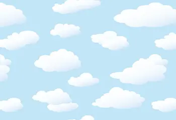 MEHOFOTO Fotografijos Fonas animacinių filmų mėlynas dangus, balti debesys naujagimiui fone rekvizitas, photocall photobooth Foto studija