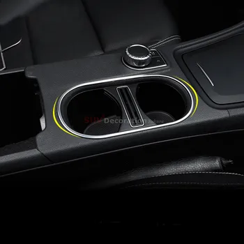Mercedes-Benz GLA Klasės X156 m. m. 2016 m. 2017 Automobilių Optikos Reikmenys, Interjero Priekiniai Vandens Laikiklio Dangtelį Apdaila 1pcs
