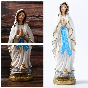 Mergelės Marijos Skulptūra, Statula Katalikų Mergelės Marijos Statula, Religinė Figūra Rankų Darbo Statulėlės Katalikų Madonos Namų Dekoro Dovana