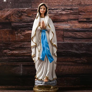 Mergelės Marijos Skulptūra, Statula Katalikų Mergelės Marijos Statula, Religinė Figūra Rankų Darbo Statulėlės Katalikų Madonos Namų Dekoro Dovana