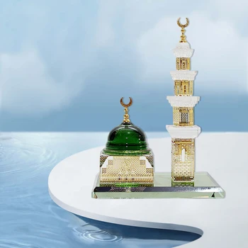 Mečetė Statula Dekoro Islamo Religinės Statulėlės Showpiece Skulptūros Dekoras