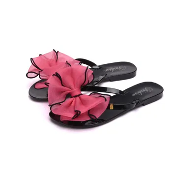 MHYONS 2019 nauja merginų vasaros šlepetės mados moterų lankas butas šlepetės slidus kojų paplūdimio šlepetės zapatos de mujer