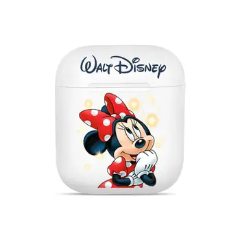 Mickey Mouse Ančiukas Donaldas Silikoniniai Dėklai Apple Airpods 1/2 Apsaugos Atsparus Smūgiams Belaidės Ausinės Padengti Įkrovimo Lauke Krepšiai Ho