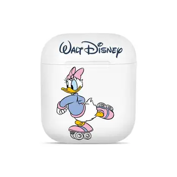 Mickey Mouse Ančiukas Donaldas Silikoniniai Dėklai Apple Airpods 1/2 Apsaugos Atsparus Smūgiams Belaidės Ausinės Padengti Įkrovimo Lauke Krepšiai Ho