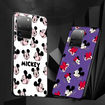 Mickey mouse spausdinti Samsung S20 FE A91 A81 A72 A71 A51 A52 A41 A42 A31 A32 A21S A21 A12 A11 A02 Plius Telefono dėklas