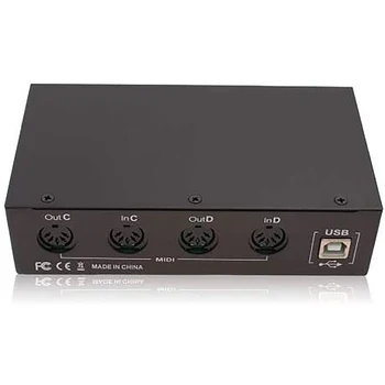 MIDI Box Muzikos Instrumentai USB MIDI Sąsaja Sujungti Per Langelį 64 MIDI Kanalų