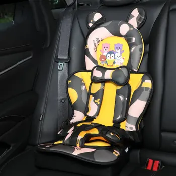 Mielas Animacinių filmų Vaiko Saugos Sėdynės Automobiliu Nešiojamų Kūdikių Kėdutės Reguliuojamas Vežimėlio Sėdynės, 6 Mėnesių-12 Metų, 9-36Kg Vaikams