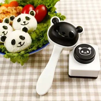 Mielas Panda Suši Pelėsių Maker Jūros Dumblių Virtuvės Įrankiai Bento Priedai Karšto Mielas