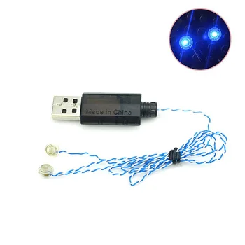 Miesto Gatvės Led Šviesos Blokai LED Lempos USB Šviesą Skleidžiantys Klasikinis Plytų Suderinama Visų Markių žaislai Mini Modelio Šviesos