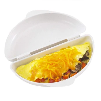 Mikrobangų Omletas Viryklė Visos Naudingos Du Kiaušiniai Microwavable Virtuvės Omletas Namų Kiaušiniai Box Viryklė Įrankiai Garlaivis Virtuvės Reikmenys