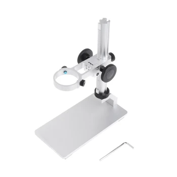 Mikroskopas Aliuminio Lydinio Didinimas Mažinant Etape AUKŠTYN Žemyn Paramos Stalo Stovi