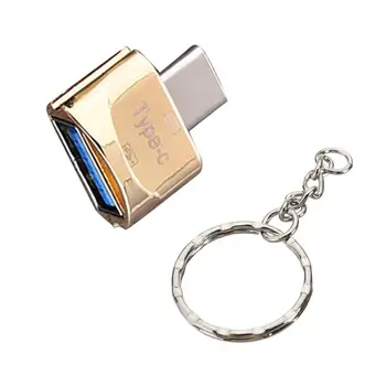 Mini Didelės Perdavimo Spartos USB 3.1 Telefono Kamera TF Atminties Kortelių Skaitytuvas OTG Adapterio Tipas-c Uosto