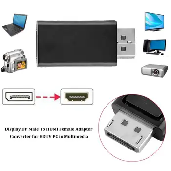 Mini Display Port DP 1080P HDMI suderinamus Adapterio Kabelį Vyras Moteris Keitiklio Kabelį, Adapteris, Vaizdo Garso Jungtis, skirta HDTV PC