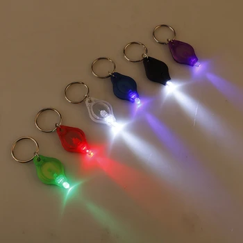 Mini LED Žibintuvėlis Keychain Nešiojamų paketų prižiūrėtojų raktinę Šviesos Torch Key Chain Pagalbos Kempingas Lempos Šviesos Kuprinė