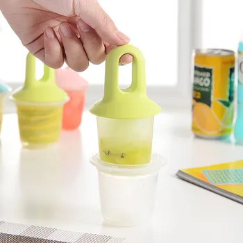 Mini Ledų Kibirą Stūmoklį Mielas Šaldytų Vaisių Želė Popsicle Blokuoti Vonia Lauke Pelėsių Vasarą Vaikai Desertas Pelėsių Maker