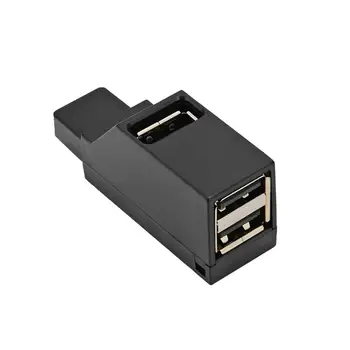 Mini Nešiojamas 3 jungtys USB 2.0/3.0 Duomenų Kabelis Hub Splitter Nešiojamas/Kompiuteris