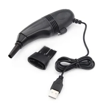 Mini USB Dulkių KLAVIATŪROS DULKIŲ cleaner Nešiojamas kompiuteris, PC Kompiuteris - Šeimos Office PC keybard valymo įrankis-juoda