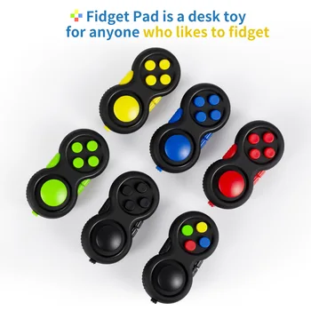 Mini Žaidimas Rankena Žaislai, Plastikiniai Streso Atsarginiais Vertus Fidget Pad 