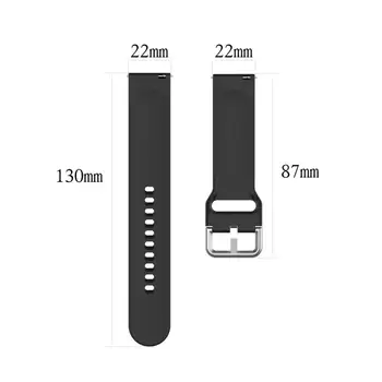 Minkšto Silikono Watchband Dirželis Xiaomi Haylou Saulės Ls05 Originalus Smart Apyrankės Apyrankė Xiaomi Haylou Saulės Correa 22mm