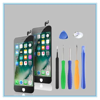 Mobiliojo telefono ekranas LCD ekranas iPhone 6 6S 7 7Plus 8 Plus X 6SPlus iPhone 7 8 Plius 3D touch 