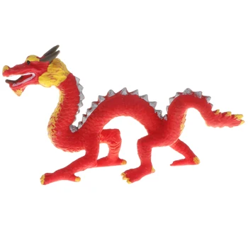 Modeliavimo Laukiniai/ Ūkio Gyvūnų Skaičius Modelio - Red Dragon Modelis Veiksmų Skaičius, Vaikų Mokymosi Pobūdį Playset Žaislai