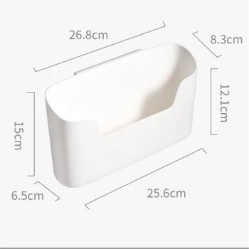 Modernus Daugiafunkcis Organizatorius Kabinti Šaldytuvas Pusėje Laikymo Dėžutė Balto Plastiko Stalo Kosmetikos Dėžutės Namų Konteinerių Įvairenybės